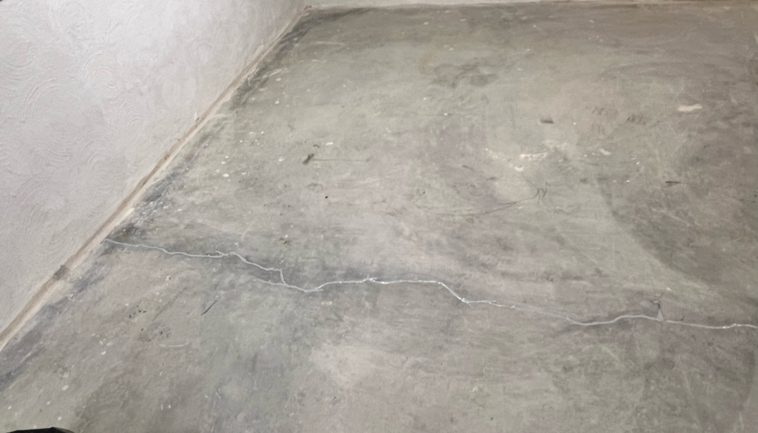 Cracks in Basement Floor