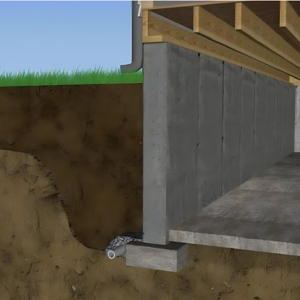 Illustration of an expansive soil near the foundation, causing the mortar cracks problem in Middleburg, FL.