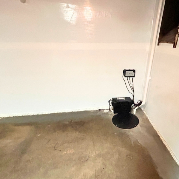 Installed a sump pump system to remove excessive moisture from the Middleburg, FL, home foundation.