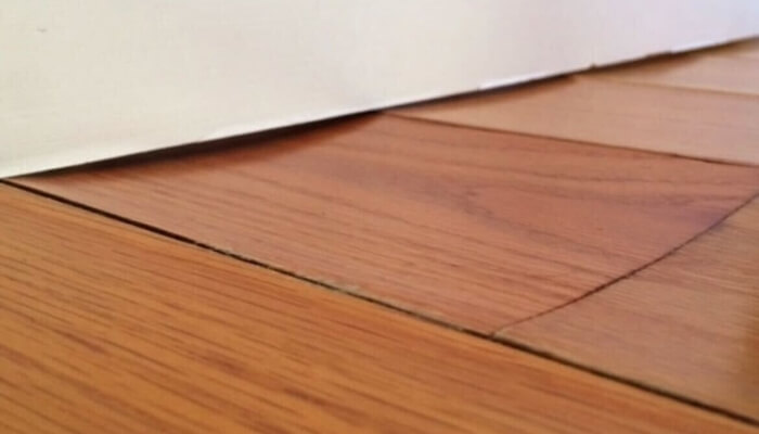 Uneven and bouncy flooring in St. Augustine, FL, beneath the home's floor system, sign of a crawl space problem.