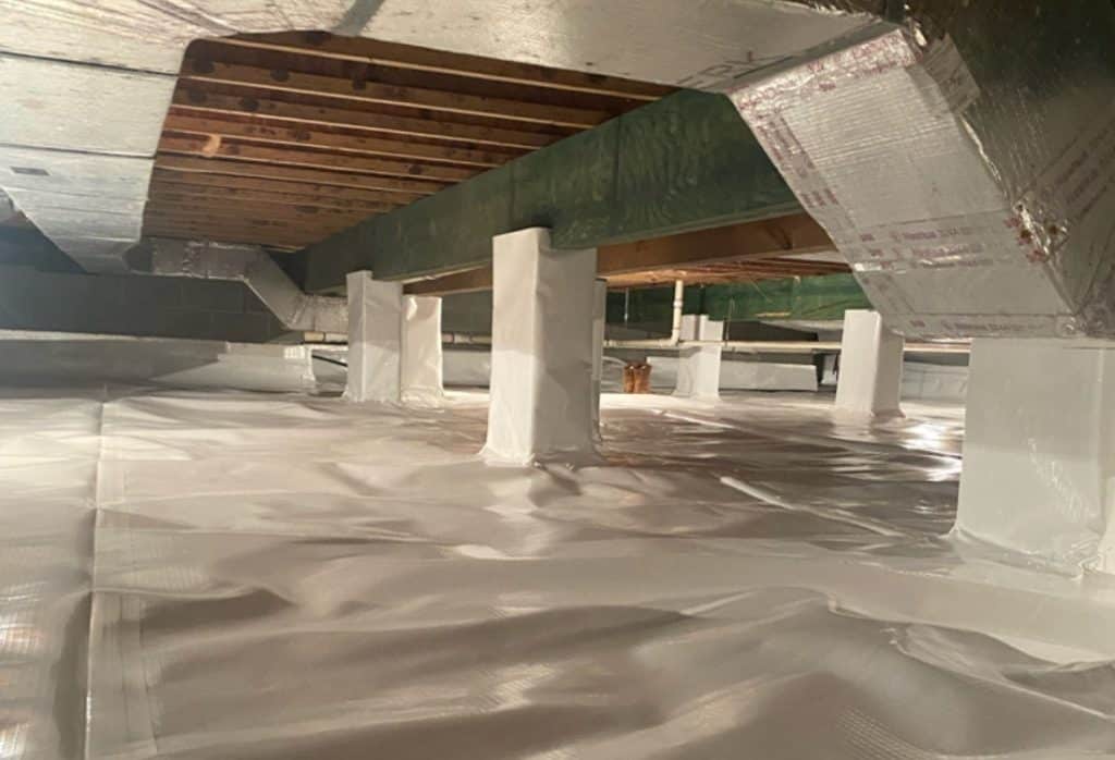 Clean well-maintained sealed space after regular maintenance to totally get rid of musty smell in crawl space in Middleburg, FL.